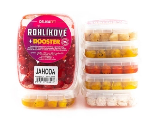 Delika pet Boosterované rohlíkové boilies Med 60g
