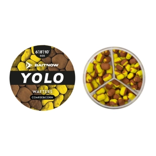 Baitnow Wafters Method Feeder Yolo Yellow & Bronze Coarse Corn 6-8-10mm/24g