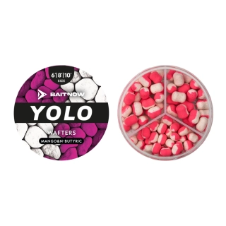 Baitnow Wafters Method Feeder Yolo White & Pink Mango N-Butyric 6-8-10mm/24g
