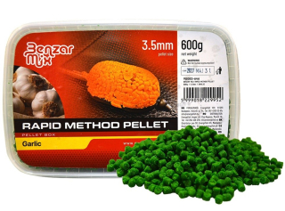 Benzar Mix Pelety Rapid Method Pellet Česnek 3,5mm/600g