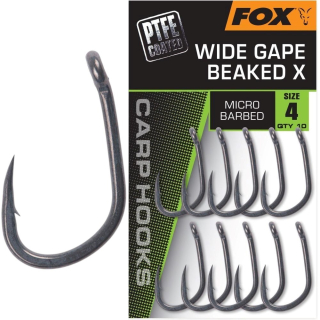 Fox Háčky Wide Gape Beaked X /10 ks
