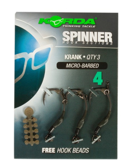 Korda Háčky Spinner Hook Sections Krank