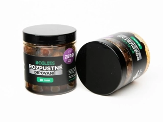 Carpsonbaits Rozpustné dipované boilies ZERO 18mm/250ml