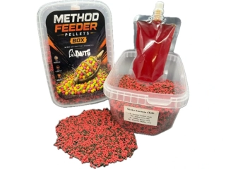 A Baits Method Pellet Box Švestka Koření Chilli 600g