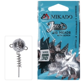 Mikado Jigová šroubová hlavička JAWS With Screw 10g - 3 ks