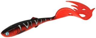 Mikado Gumová Nástraha Sicario Pike Tail Red Tiger 10,5cm /4 ks