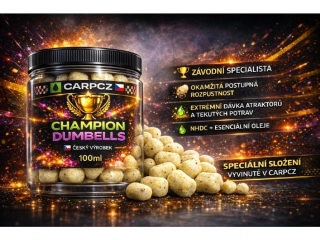 CarpCZ Champion dumbells Jahoda 20x12mm/150ml