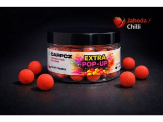 CarpCZ Pop-up boilies Jahoda/Chilli 12mm/25g