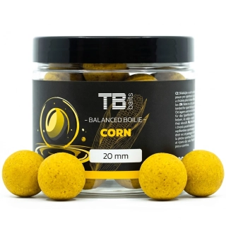 TB Baits Vyvážené Boilie Balanced + Atraktor Corn 20mm/100g