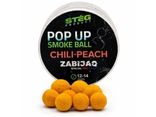 Stég Plovoucí boilie ZABIJAQ Pop Up SB Chili-Peach 12-14mm/25g