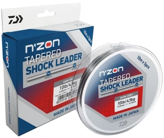 Daiwa Ujímaný vlasec N'zon Tapered Shock Leader 0,22-0,30mm/5x10m