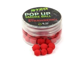 Stég Plovoucí boilie Pop Up Smoke Ball Strawberry 12mm/10g