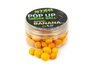 Stég Plovoucí boilie Pop Up Smoke Ball Banana 12mm/10g