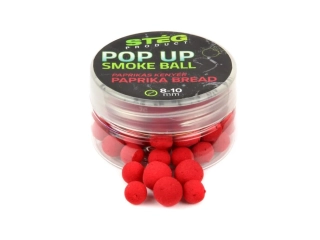 Stég Plovoucí boilie Pop Up Smoke Ball Paprika bread 12mm/10g