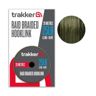 Trakker Návazcová šňůrka Raid Braided Hooklink 25lb /20m