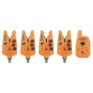 FLACARP Sada hlásičů X8 s příposlechem 4+1 Oranžová