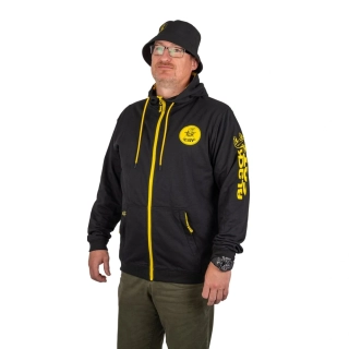 Black Cat Mikina Black Zipped Hoody vel. L