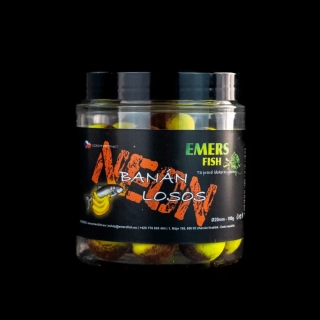 Emersfish Boilie Neonky Banán Losos 16mm/100g