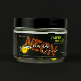Emersfish Boilie Neonky Banán Losos 12mm/50g