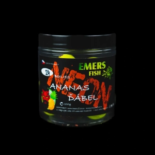 Emersfish Boilie Neonky Ananas Ďábel 16mm/100g