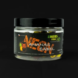 Emersfish Boilie Neonky Ananas Ďábel 12mm/50g