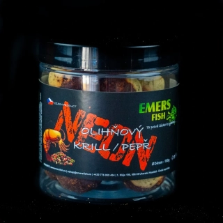 Emersfish Boilie Neonky Olihňový Krill Pepř 16mm/100g
