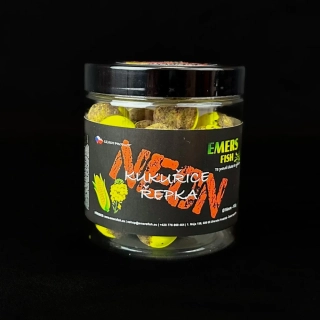 Emersfish Boilie Neonky Kukuřice Řepka 16mm/100g
