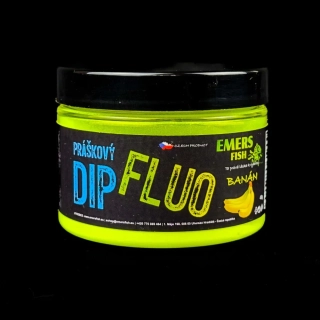 Emersfish Práškový Fluo Dip Banán 50g