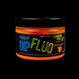 Emersfish Práškový Fluo Dip Broskev 50g