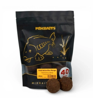 Mikbaits Fanatica boilie Krab Ančovička Mango 40mm/300g