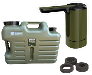 Holdcarp Set Automatická Pumpa Smart Rechargeable Tap + Kanystr Cubic Water Carrier 18l
