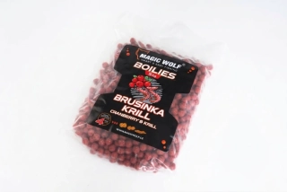 Magic Wolf Krmné Boilie Brusinka Krill 20mm/5kg