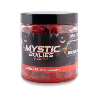 Magic Wolf Mystic Boilies v dipu Jahoda 20mm/160g