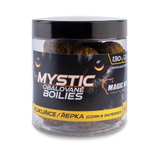Magic Wolf Mystic Boilies obalované Kukuřice/Řepka 22mm/130g