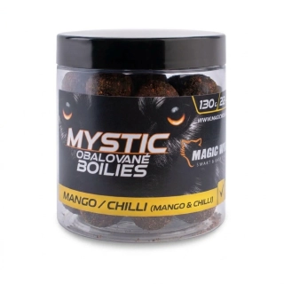 Magic Wolf Mystic Boilies obalované Mango/Chilli 22mm/130g