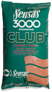 Sensas Krmítková směs 3000 Club Carpes Rouge 1kg