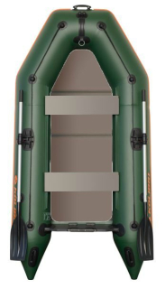 Kolibri Člun KM-260 D Zelený pevná podlaha - nafukovací kýl