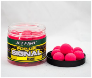 Jet Fish SIGNAL Pop Up boilies Česnek 20mm/60g