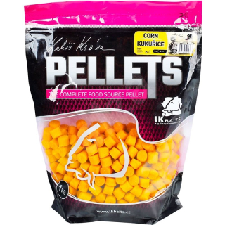 LK Baits Pelety kukuřičné Corn Pellets 12mm/1kg