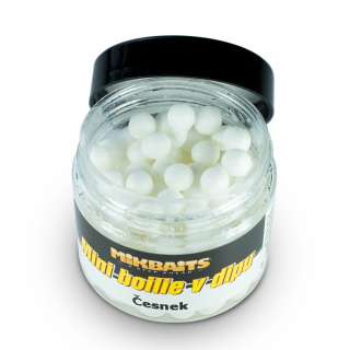 Mikbaits Mini boilie v dipu Česnek 50ml