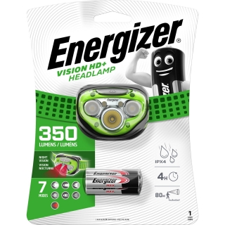 Energizer Čelová lampa Vision HD+ 350lm 3xAAA