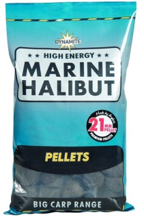 Dynamite Baits Pellets Marine halibut pre-drilled 21mm/900g