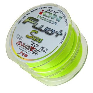 AWA-SHIMA Vlasec ION POWER Fluo+ Sun /600m - 2x300m