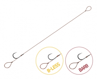 Delphin Feederový návazec Proxi 8 Loop 8cm/0,10mm/BARB #8/6 ks
