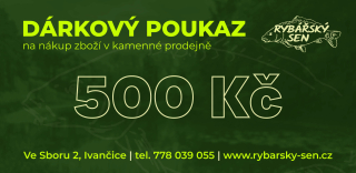 Rybářský sen Dárkový poukaz 500 Kč