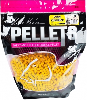 LK Baits Pelety kukuřičné Corn Pellets 8mm/1kg