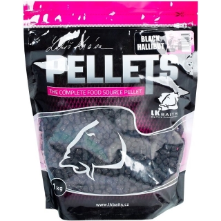 LK Baits Pelety Salt Black Hallibut Pellets 8mm/1kg