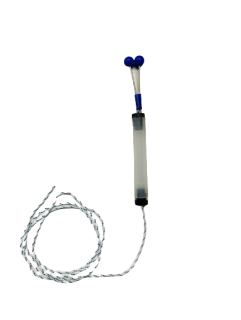 IPAN Číhátko závěsné se šňůrkou na chemické světlo 7 cm - bílé