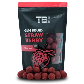 TB Baits Hard Boilie GLM Squid Strawberry 20mm/250g