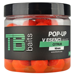 TB Baits Plovoucí Boilie Pop-Up Orange Citrus + NHDC 12mm/65g